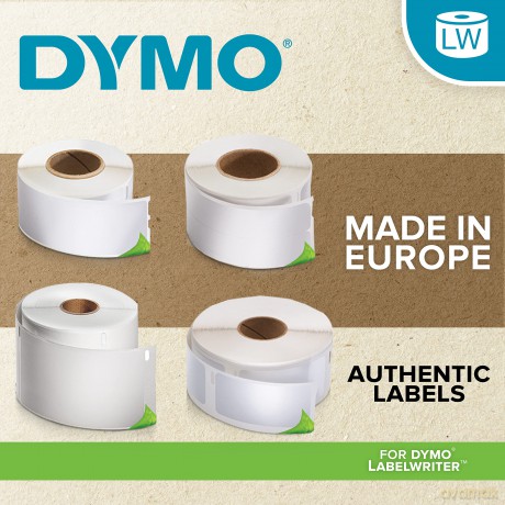 Adhesive - White - 89 X 25 Mm 700 Label(S) (2 Roll(S) X 350) Labels - For Dymo Labelwriter 31