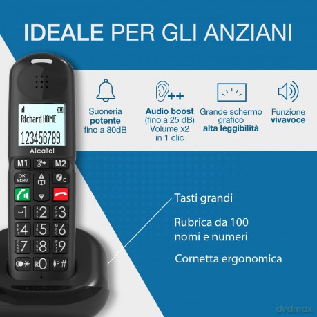Alcatel Xl685 Solo Nero