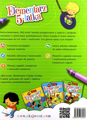 Mój Świat. Elementarz 5-Latka - Agnieszka Bator [KSIĄŻKA]
