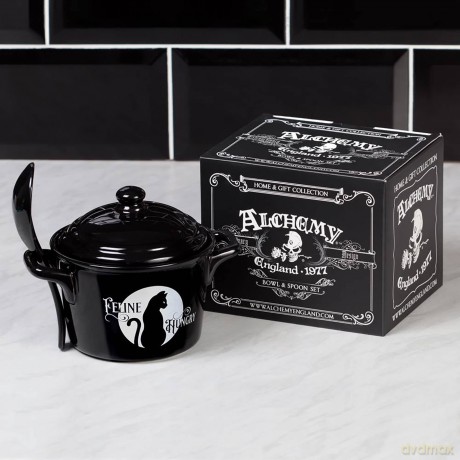 Alchemy: Feline Hungry Decorative (Scodella In Ceramica)