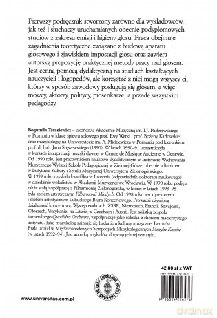 Mówię I Śpiewam Świadomie. Podręcznik Do Nauki Emisji Głosu - Bogumiła Tarasiewicz [KSIĄŻKA]