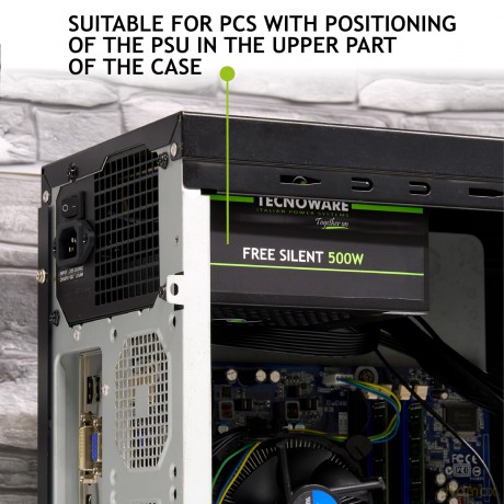 Alimentatore 500w Atx Silent Fan 12