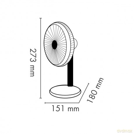 Allbreeze Air Circulator Nero
