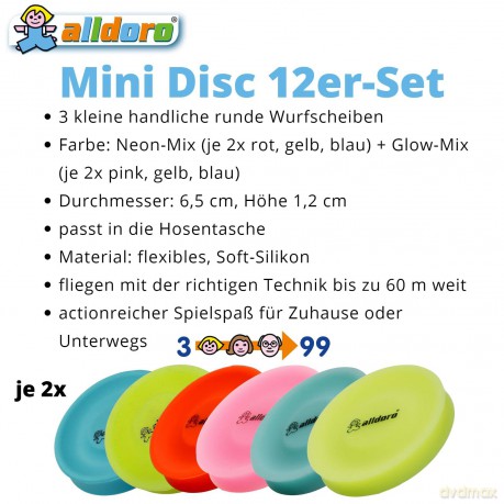 Alldoro: Mini Disco Volante Neon