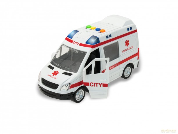 Ambulanza Pronto Soccorso Con Luci E Suoni In Scala 1:16