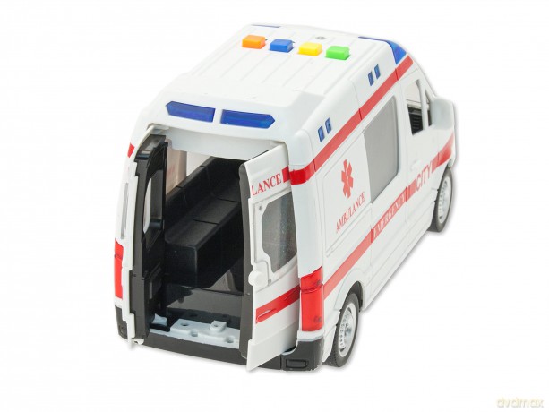 Ambulanza Pronto Soccorso Con Luci E Suoni In Scala 1:16
