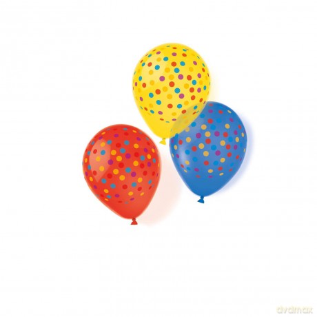 Amscan: 10 Latex Balloons Confetti Party 11"