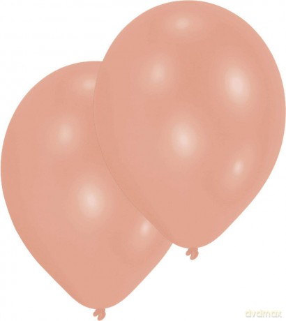 Amscan: 10 Latex Balloons Pearl Rosegold 27.5cm/