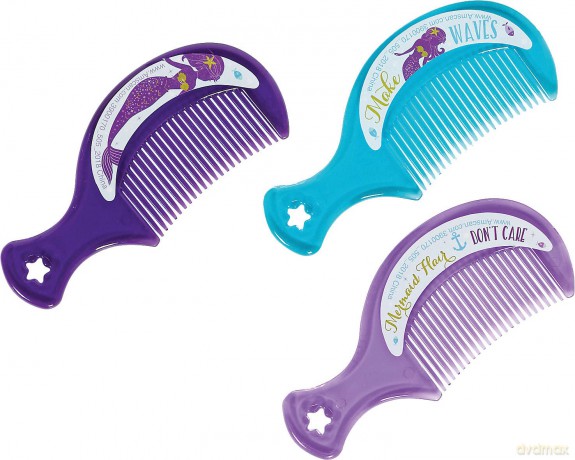 Amscan: 12 Hair Combs Mermaid Wishes