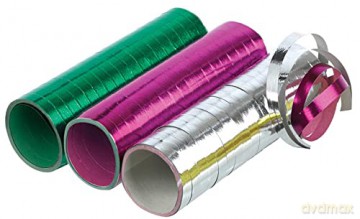Amscan: 3 Pack Foil Serpentines Holografic, Assorted