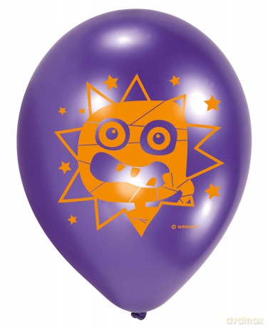 Amscan: 6 Luftballons Halloween Kids H. Palloni Lattice 11" - 28 Cm Halloween Kids, Stampati 4 Lati