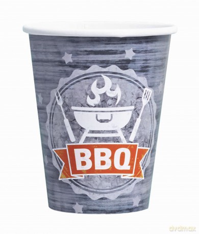 Amscan: 8 Cups Bbq Party, 266 Ml