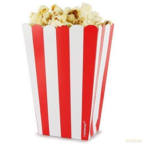 Amscan: Favor Box Ppcorn Sm Apl Red Q