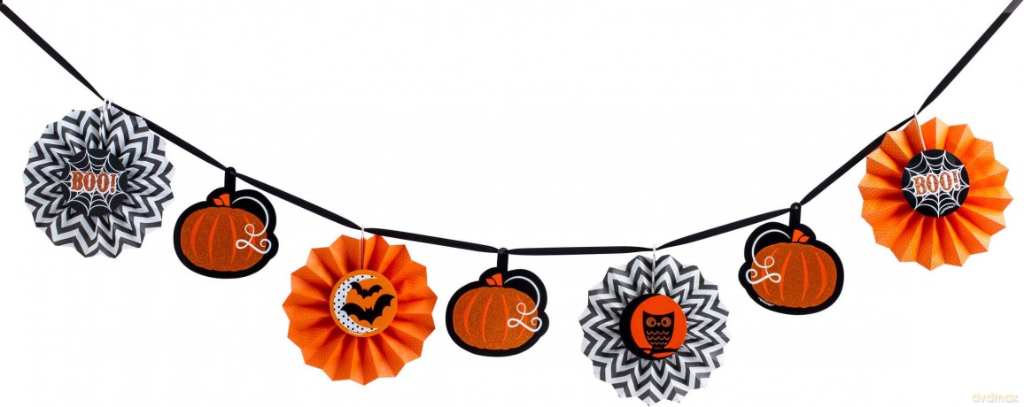 Amscan: Glitter Garland Halloween 365 Cm H