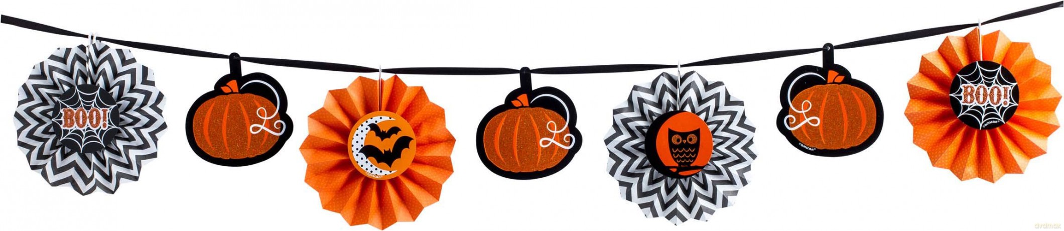 Amscan: Glitter Garland Halloween 365 Cm H