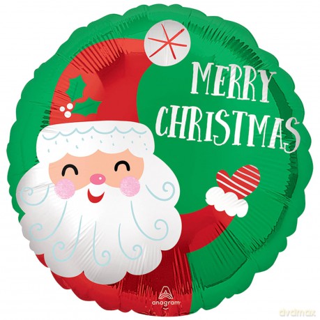 Anagram: St/Satin Santachristmas Foilballoon 45cm S40 Sn