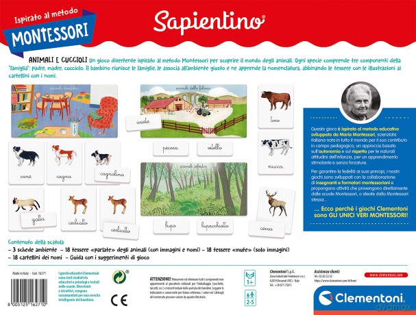 Animali E Cuccioli-Montessori