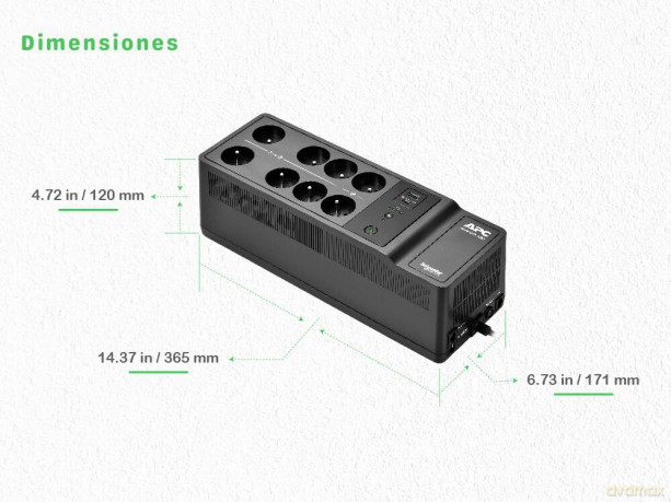 Apc Back-Ups 500va 8 Ita