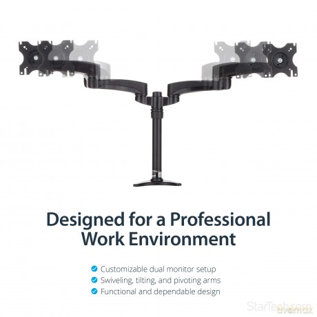 Articulating Dual Monitor Arm