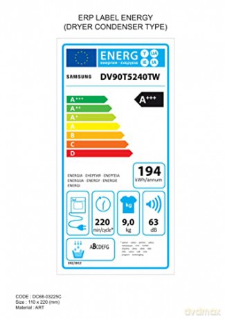 Asc 9kg A+++ Aidd Optidry Wifi