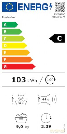 Asc Ew6h29c 9kg A+++ 600 Series