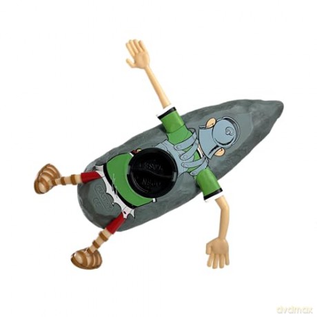 Asterix: Plastoy - Tirelire Idefix Et Le Romain Ecrase