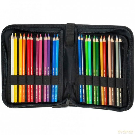 Astuccio Oblo Vuoto Per 24 Matite