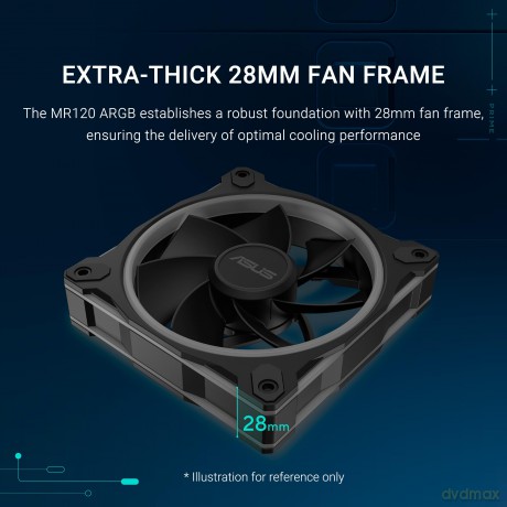 Asus Prime Mr120 Fan Argb Black