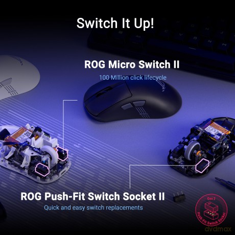 Asus Rog Keris Ii Originblk