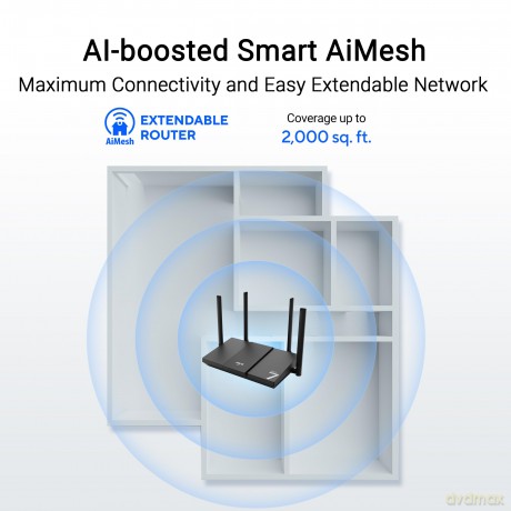 Asus Wl-Router Rt-Be50 Be3600 Aimesh