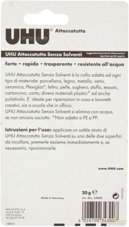 Attaccatutto Senza Solventi 20gr