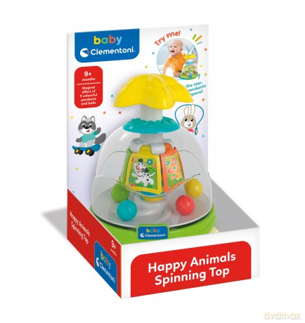 Baby Clementoni Trottola Happy Friends