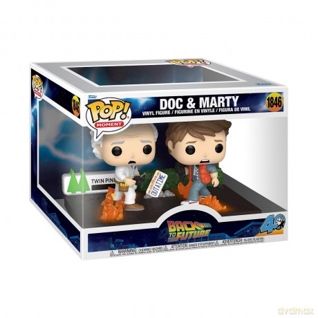Back To The Future: Funko Pop! Moment - Doc&Marty