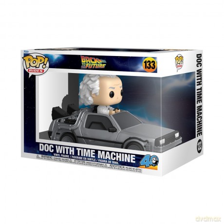 Back To The Future: Funko Pop! Rides Deluxe - Doc With Time Machine