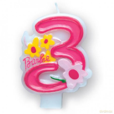 Barbie - Candelina Numero 3