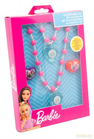 Barbie: Joy Toy - Parure Di Gioielli Bracciale, Collana, 2 Anelli