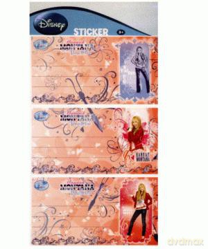 Naklejka Na Zeszyt Hannah Montana [SZKOŁA]