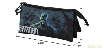 Batman - Arkham - Triple Pencil Case 23x11x7cm