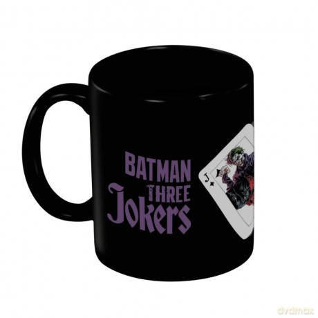Batman (Three Jokers) Black Pod Mug