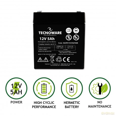 Batteria Tecnoware 12v 5ah