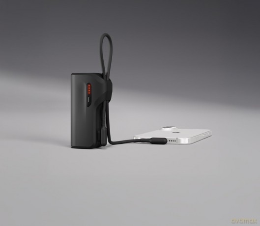 Battery Bank Usb-C 5k Cable Black