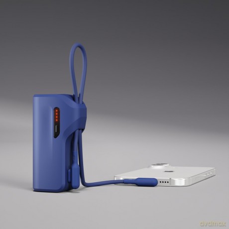 Battery Bank Usb-C 5k Cable Blue