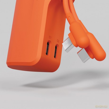 Battery Bank Usb-C 5k Cable Orange