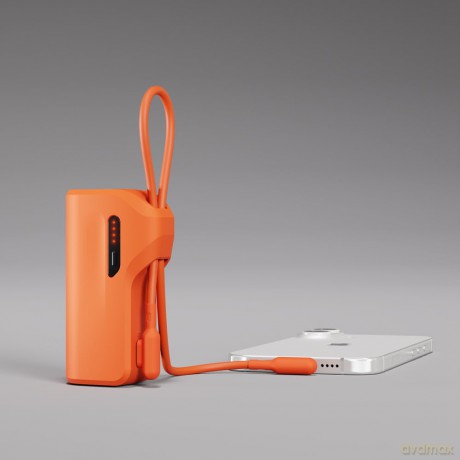 Battery Bank Usb-C 5k Cable Orange