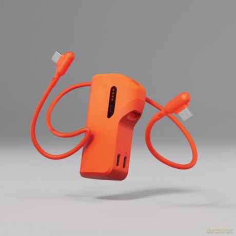 Battery Bank Usb-C 5k Cable Orange
