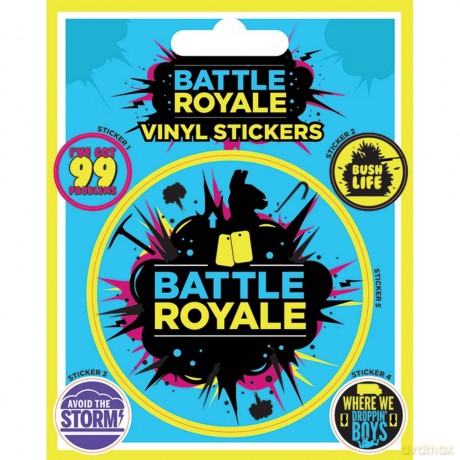 Battle Royale (Infographic) Vinyl Sticker /Merchandise