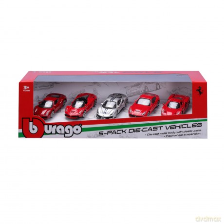 Bburago: Gift 5pack Auto Ferrari Drive - 3"