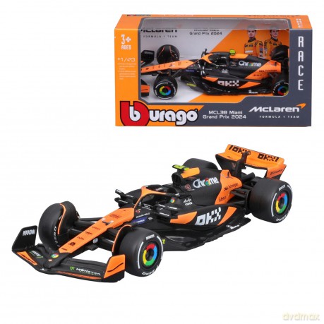 Bburago: Mclaren F1 Mcl 38 2024 #4 (Norris) -1:43