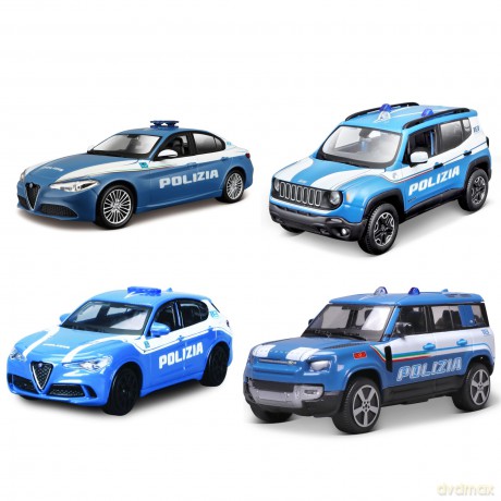 Bburago: Polizia 1:43 (Assortimento)