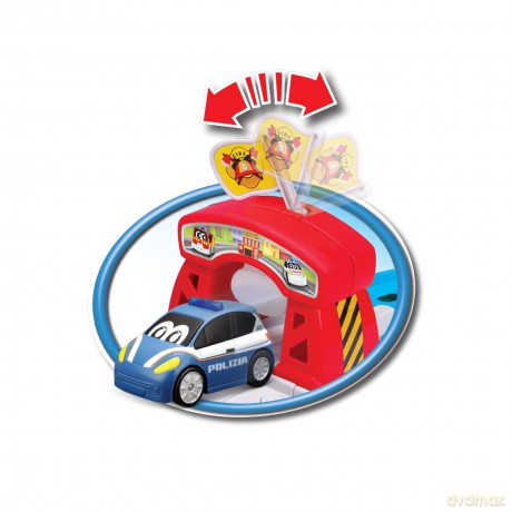 Bburago: Shake-It Runner Infinity Track Polizia